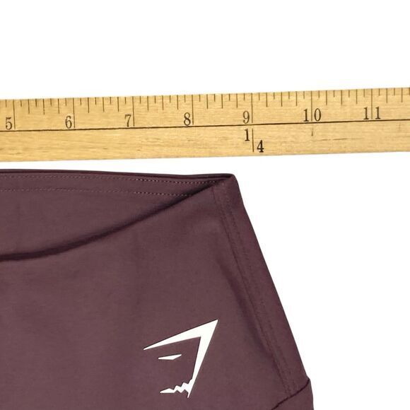 Gymshark Hi-Waisted Training 7/8 Leggings XS Brown Compression Gym Workout Yoga - Picture 9 of 13